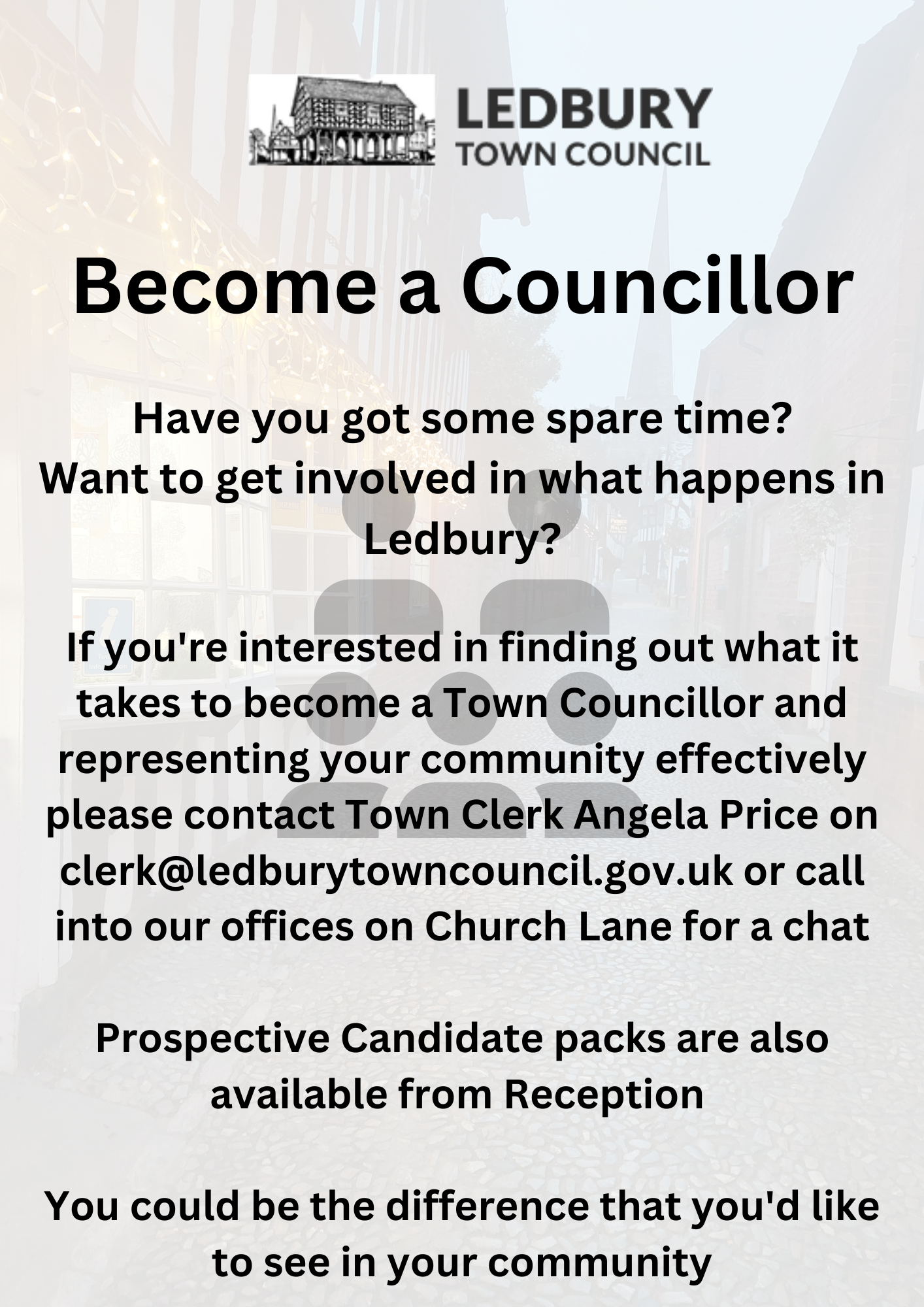 Become a Ledbury Town Councillor