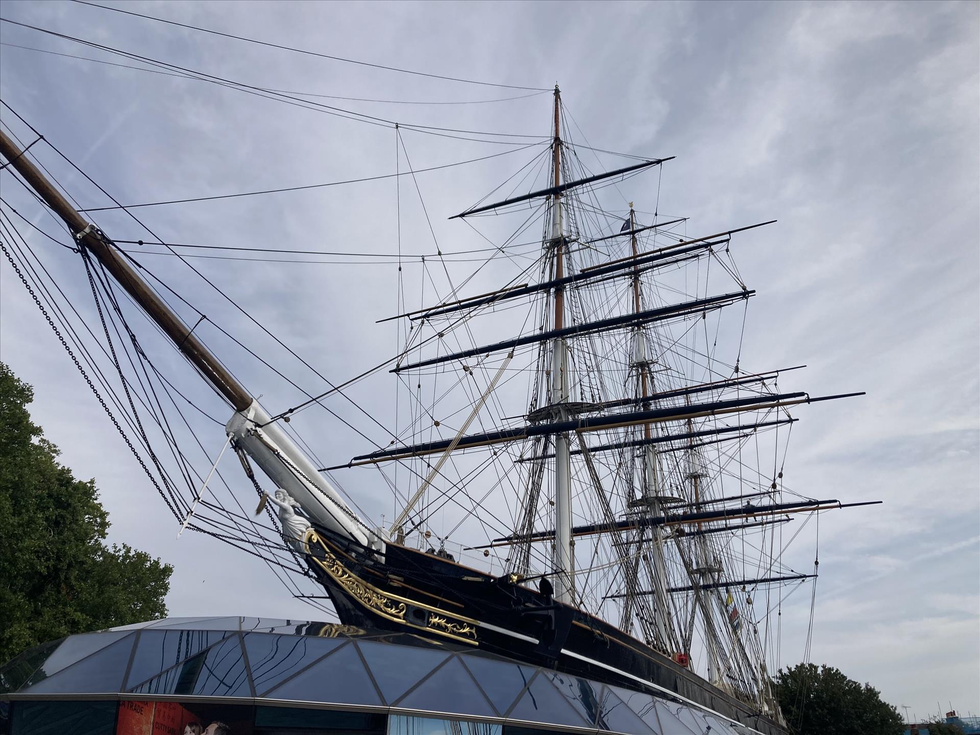 An image of Cutty Sark, a Victorian sailing ship