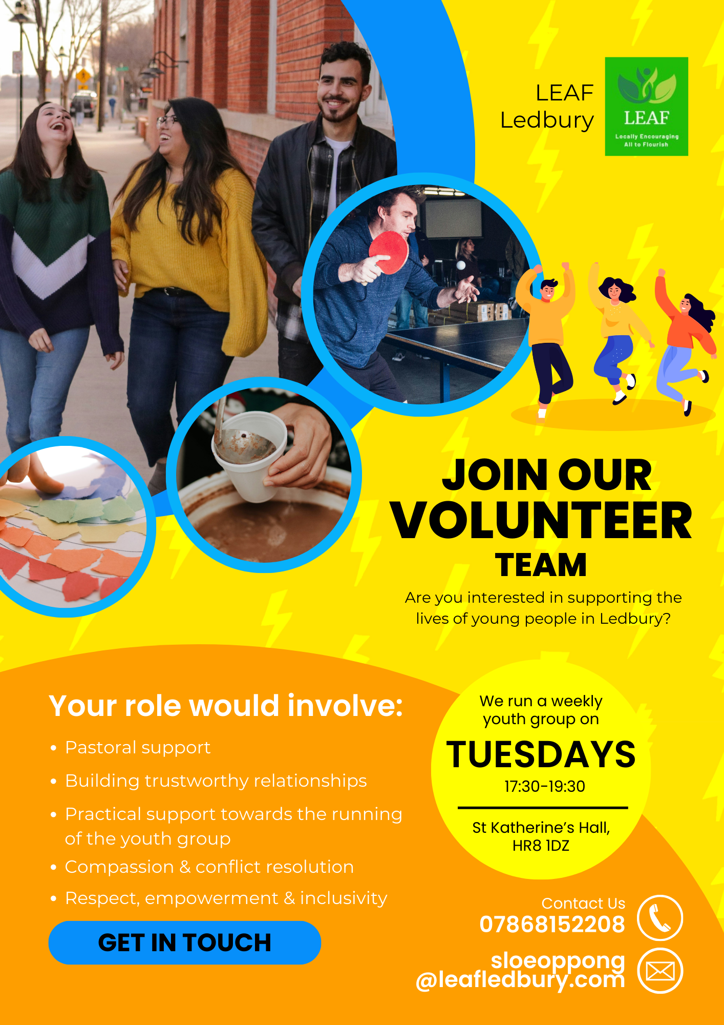 JOIN OUR VOLUNTEER TEAM