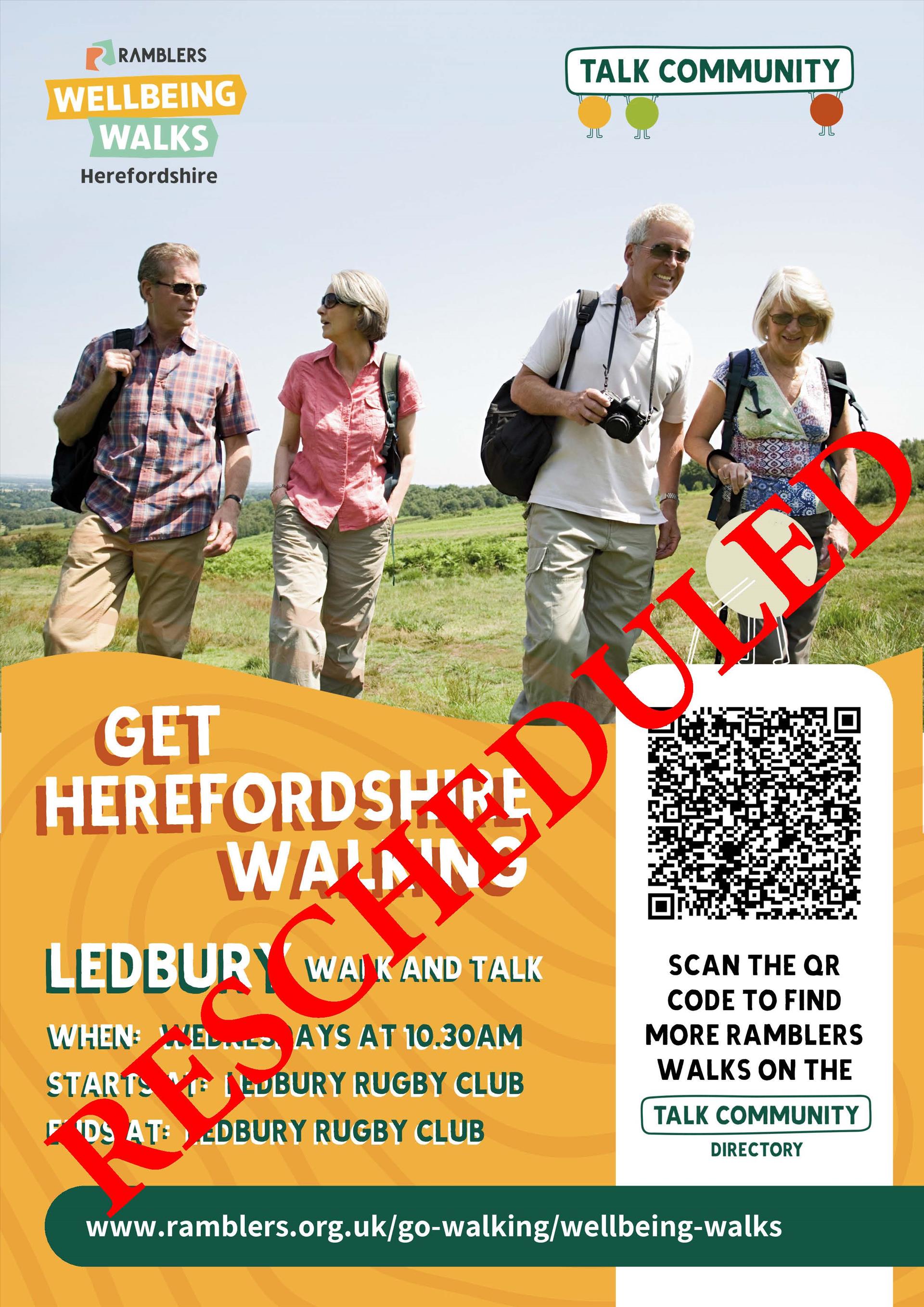 Cancelled Walk & Talk Session