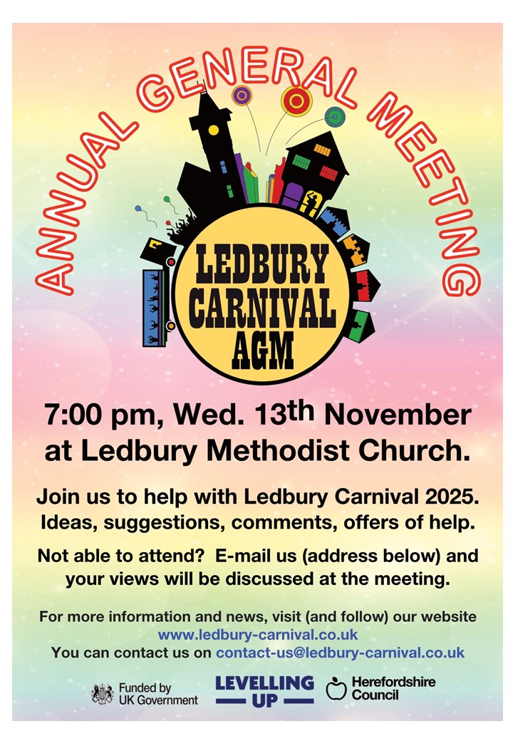Ledbury Carnival Annual General Meeting